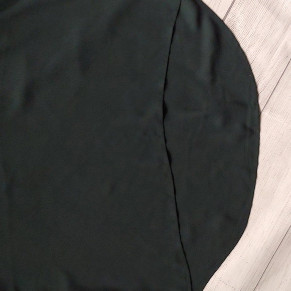 EXPRESS FACTORY EVERGREEN POPOVER BLOUSE - Picture 3 of 10